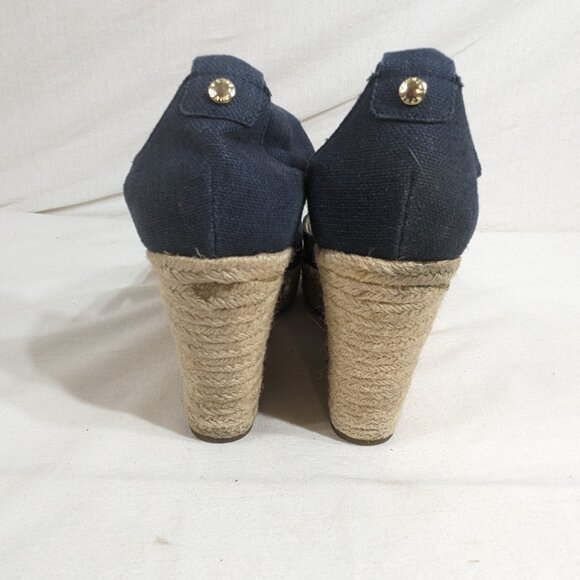 Micheal Kors Navy Blue Wedges - Picture 4 of 6